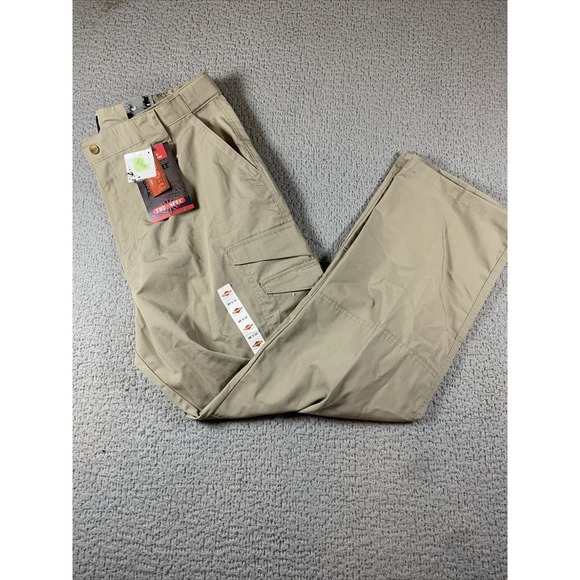 Tru Spec Pants Mens 40x32 Tan 24/7 Series St Cargo Ripstop Tactical NWT - Picture 1 of 8